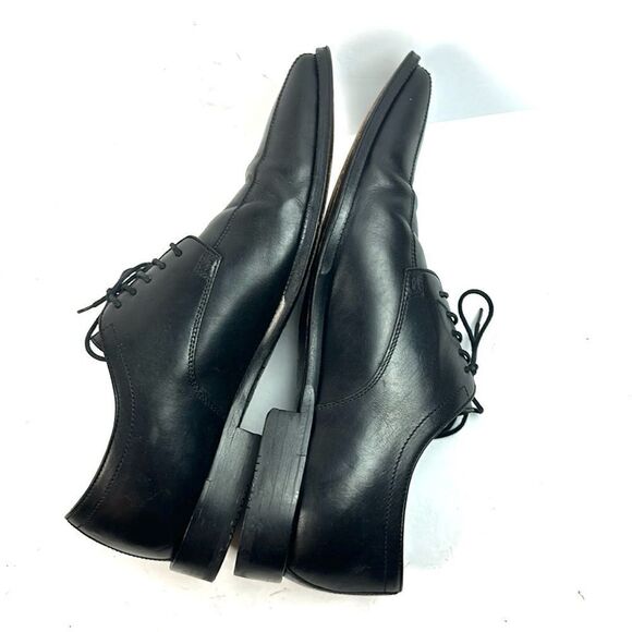 BOSS Hugo Boss Black Square Toe Dress Shoe Derby Lace Up Men’s Size US 11 - Picture 5 of 12